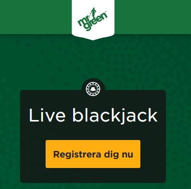 Spela Live Blackjack nu på Mr Green!